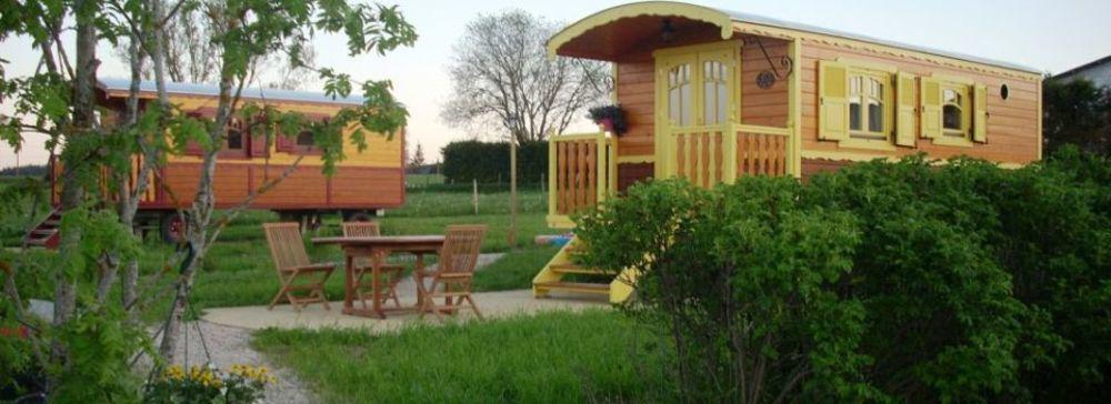 Les Roulottes De La Ferme Des Chanaux Saint-Julien-d'Ance エクステリア 写真
