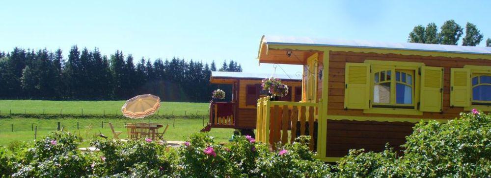 Les Roulottes De La Ferme Des Chanaux Saint-Julien-d'Ance エクステリア 写真