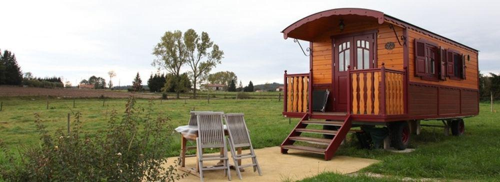 Les Roulottes De La Ferme Des Chanaux Saint-Julien-d'Ance エクステリア 写真